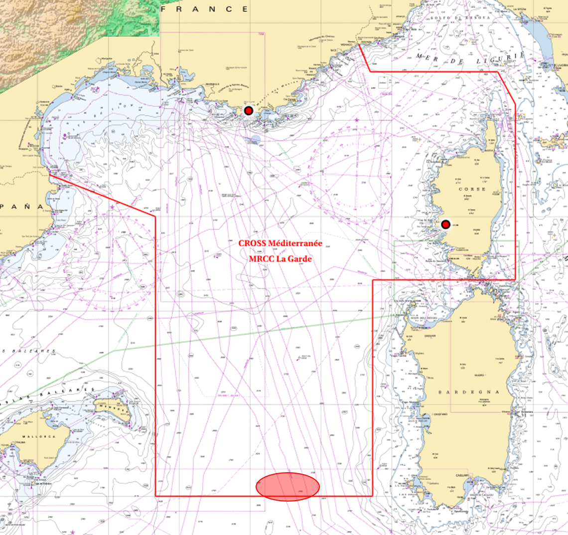 Embarcation à la dérive avec plusieurs personnes à bord : opération de recherche et sauvetage d’ampleur au sud-ouest de la Sardaigne