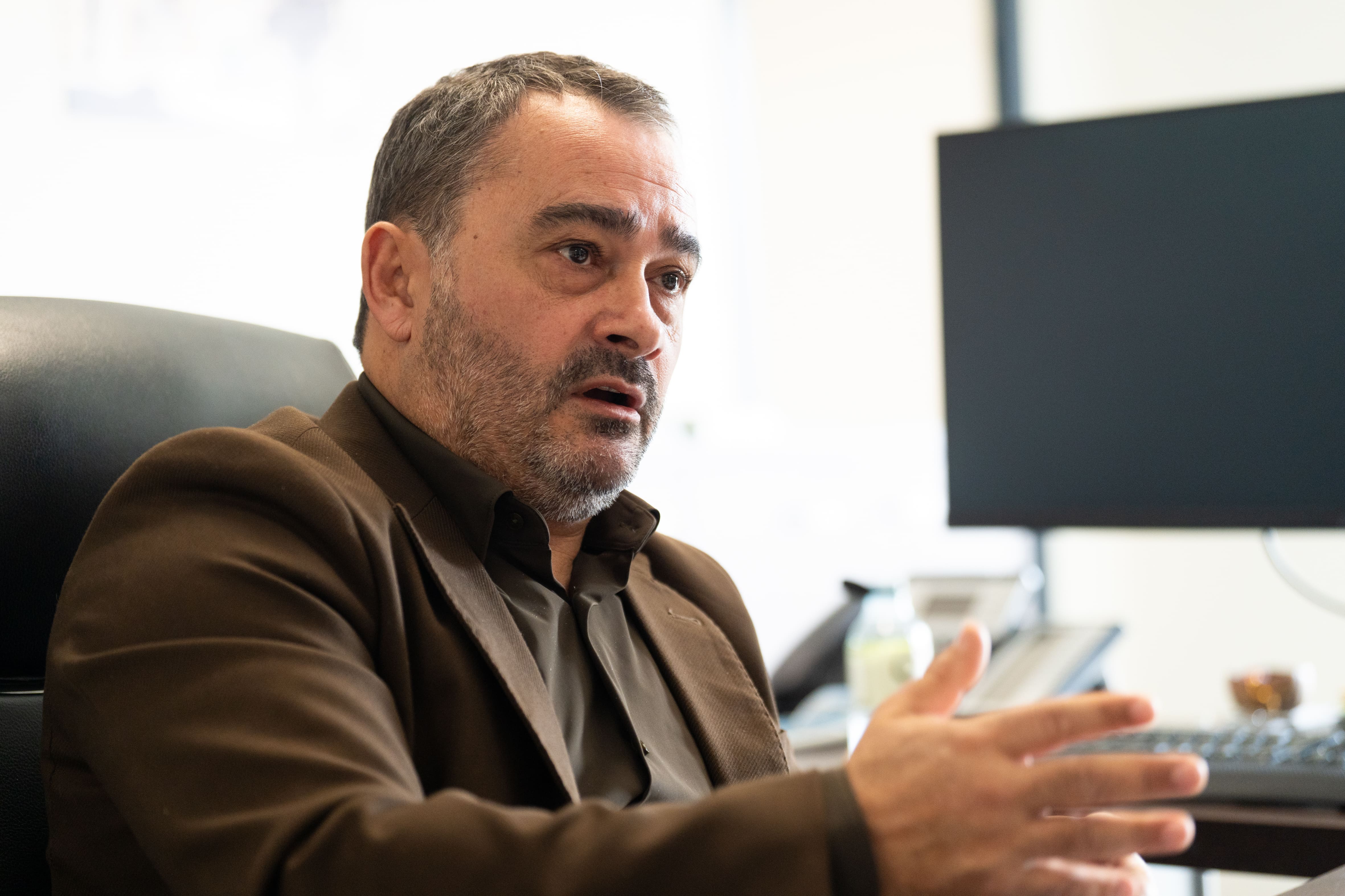 Stéphane Sbraggia appelle les Ajacciens "à juger le travail accompli" (photos Paule Santoni) les Ajacciens à vot