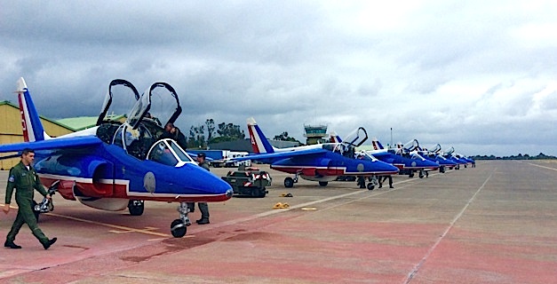 La Patrouille de France enchante une nouvelle fois le ciel Corse