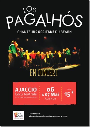 Concerts du Groupe  Occitan du Béarn,  Los Pagalhós à Locu Téatrale
