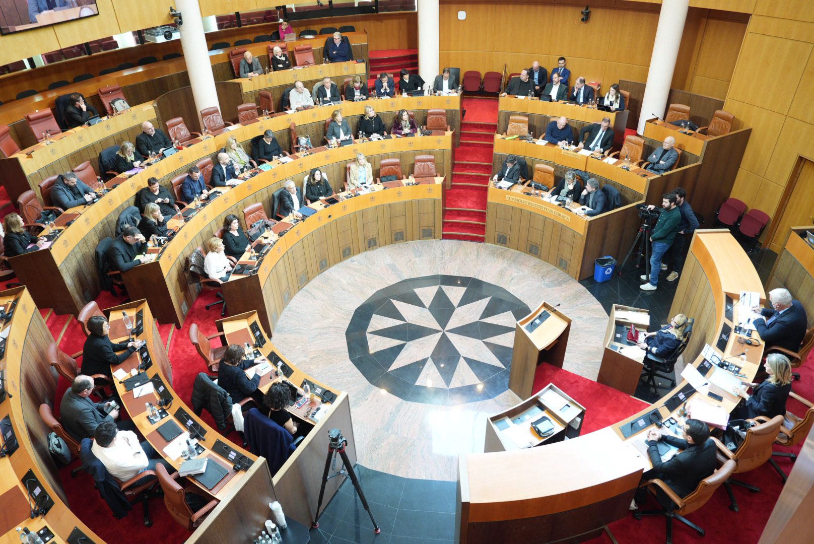 L'hémicycle de l'assemblée de Corse. Photo Paule Santoni.