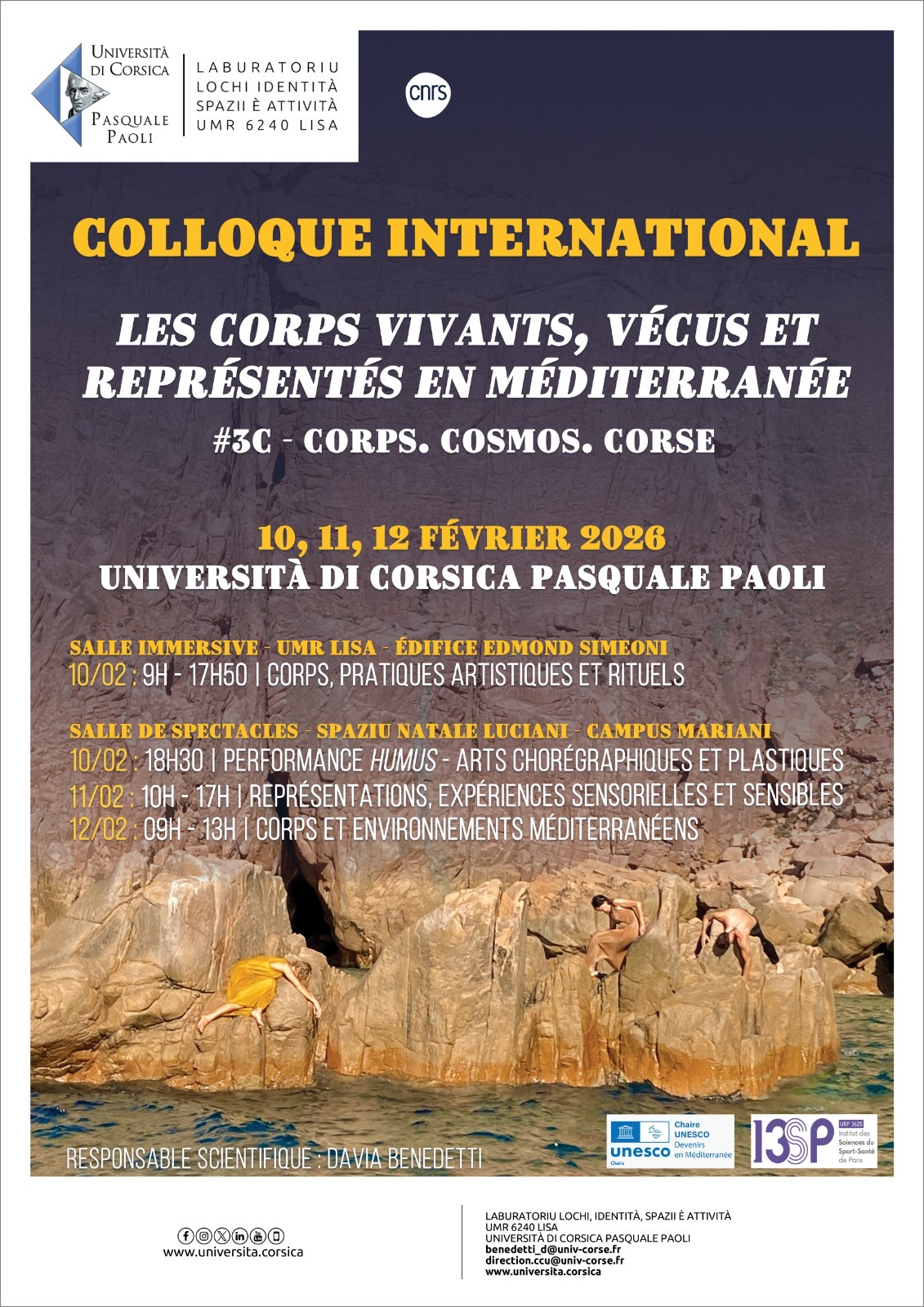 Corte - L’Université de Corse accueille un colloque international sur le thème des « corps vivants »