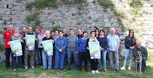 Une partie de l'équipe d" A Fiera di u casgiu"