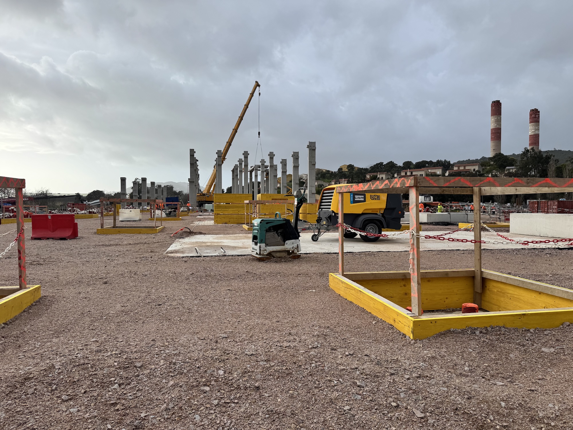 À Ajaccio, la future centrale du Ricanto commence à sortir de terre