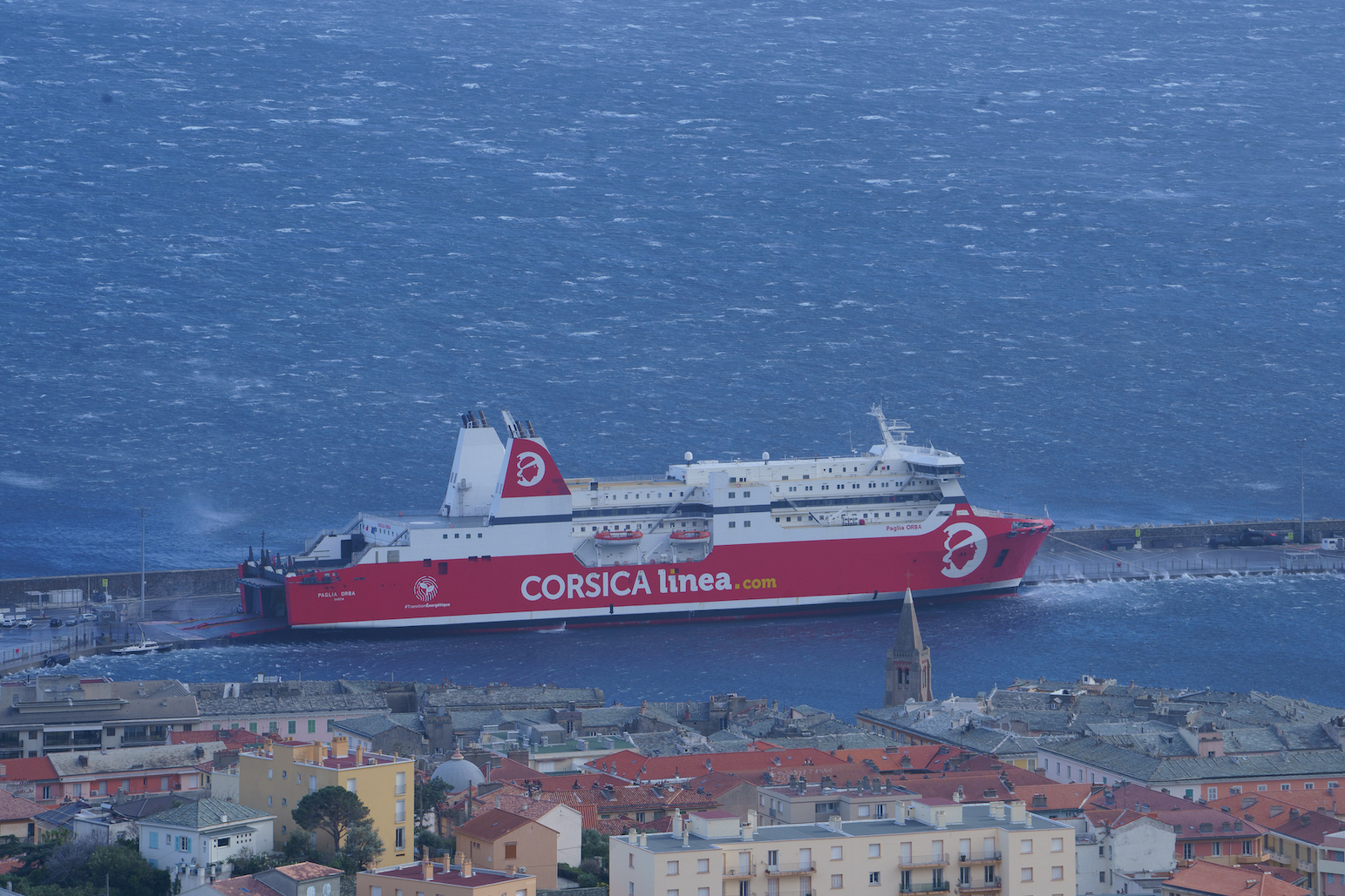 Le port de Bastia jeudi matin