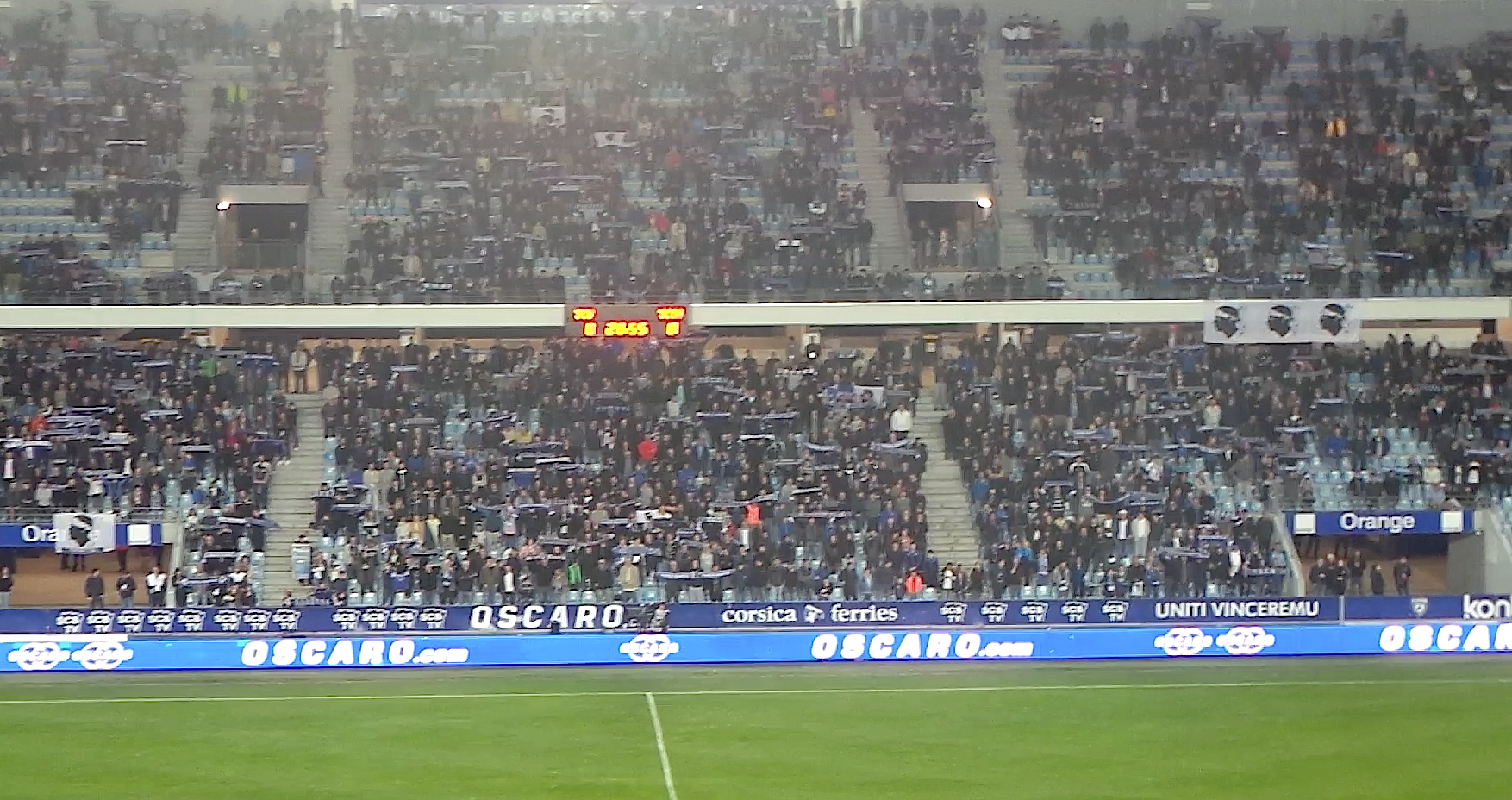 Sporting di Bastia-Angers : 24, 300, 603, 111…