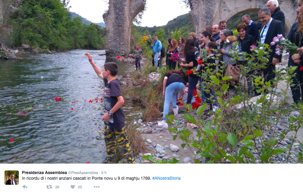 Ponte-Novu : "O Corsu ùn ti scurdà di a to storia" 