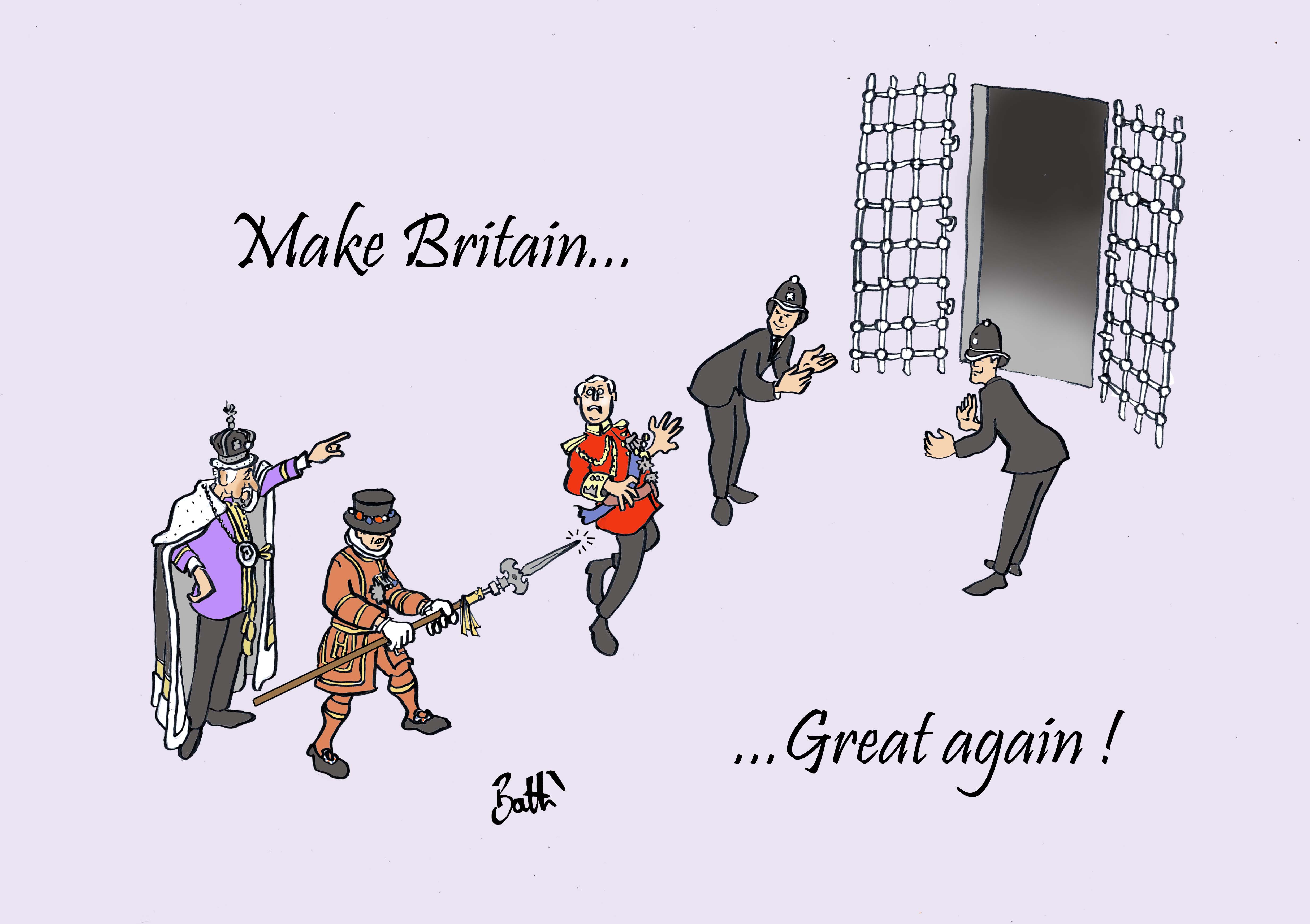 Le dessin de Battì : "Make Britain... Great Again !"