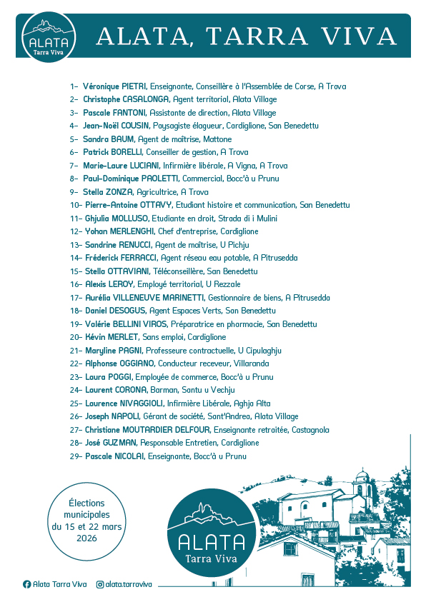 ​Municipales. Pour Véronique Pietri, « Alata ne doit pas devenir une banlieue-dortoir »