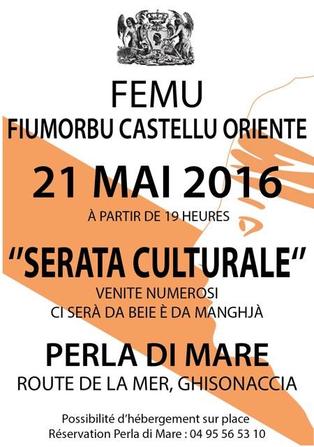 L'affiche de cette première soirée culturelle.