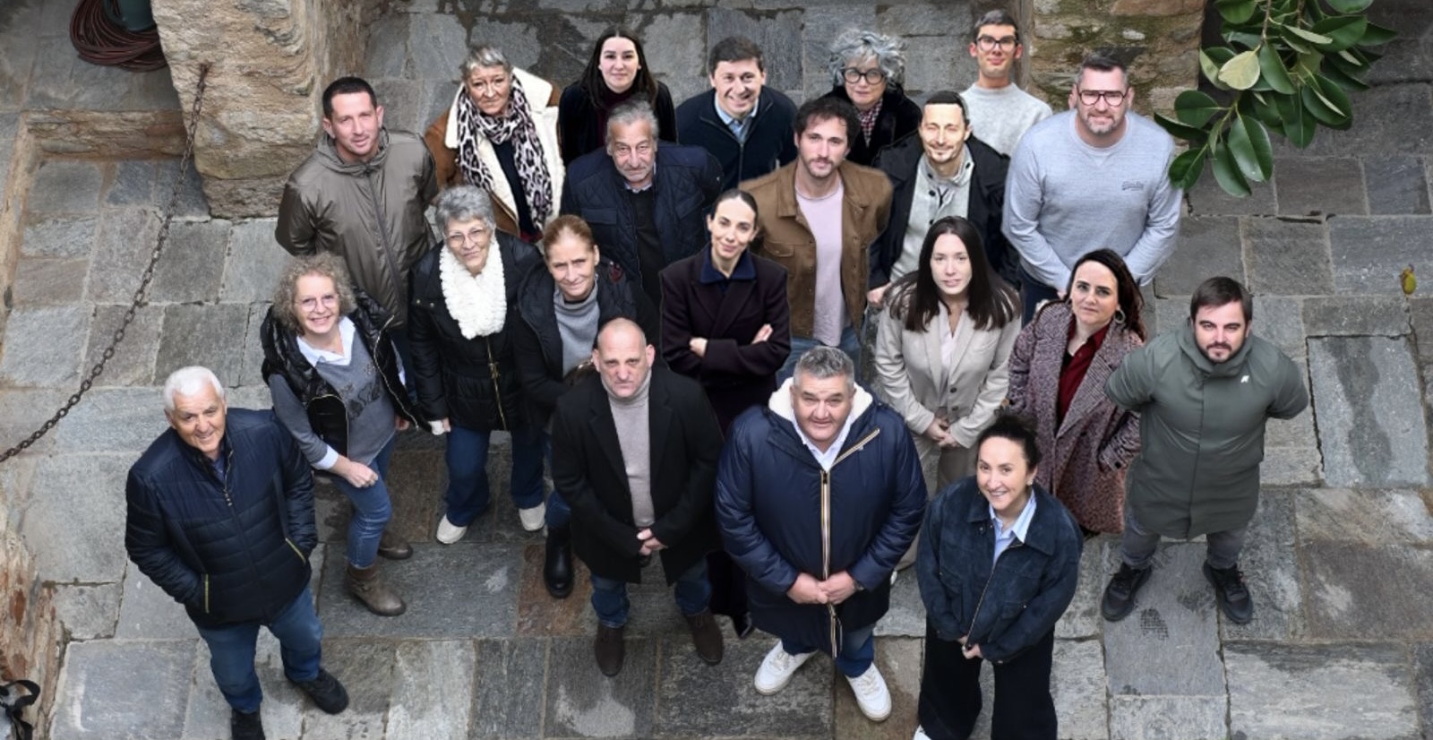 La liste "Uniti per l'Avvene" portée par Dominique Luciani.