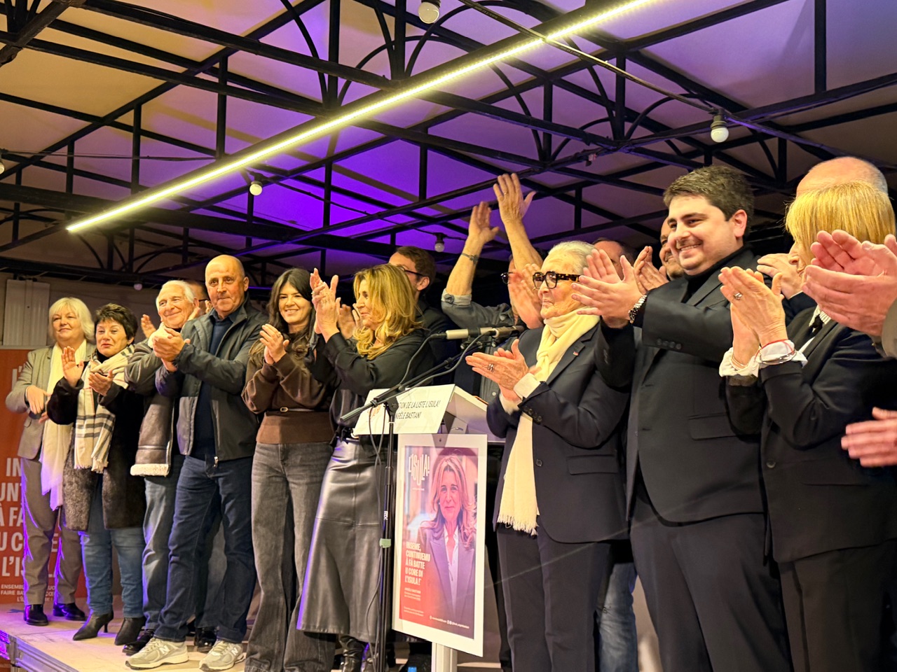 Municipales 2026 à L’Île-Rousse : Angèle Bastiani rassemble près de 600 personnes pour sa liste « L’Isula »