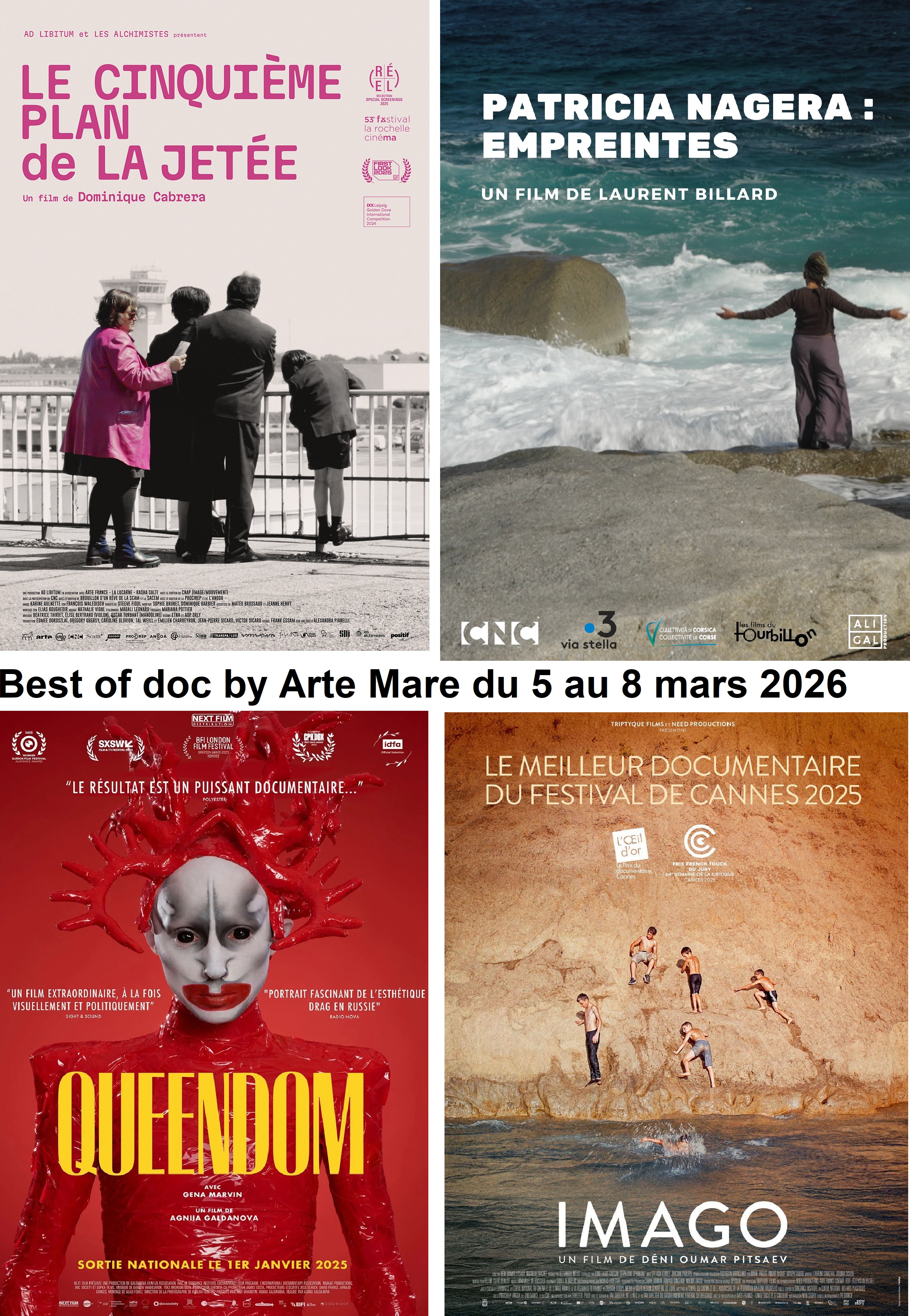 Du 5 au 8 mars à Bastia : 2e édition de « Best of doc by Arte mare »