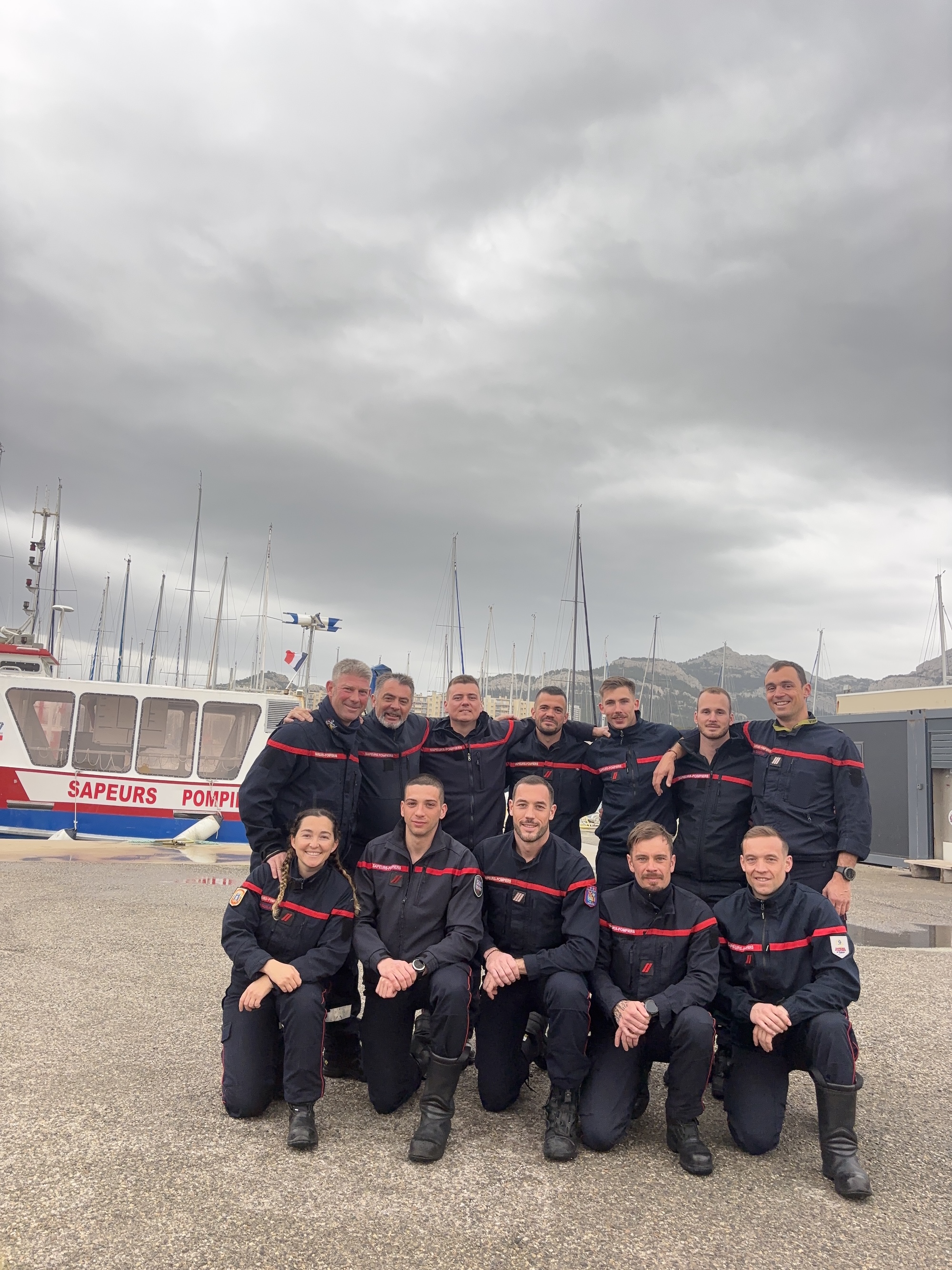 Stella Pasqualaggi, première plongeuse de première classe chez les pompiers en Corse