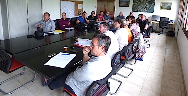 Organismes d'état, collectivités et élus sont venus écouter ce point d'étape sur l'étude en cours.