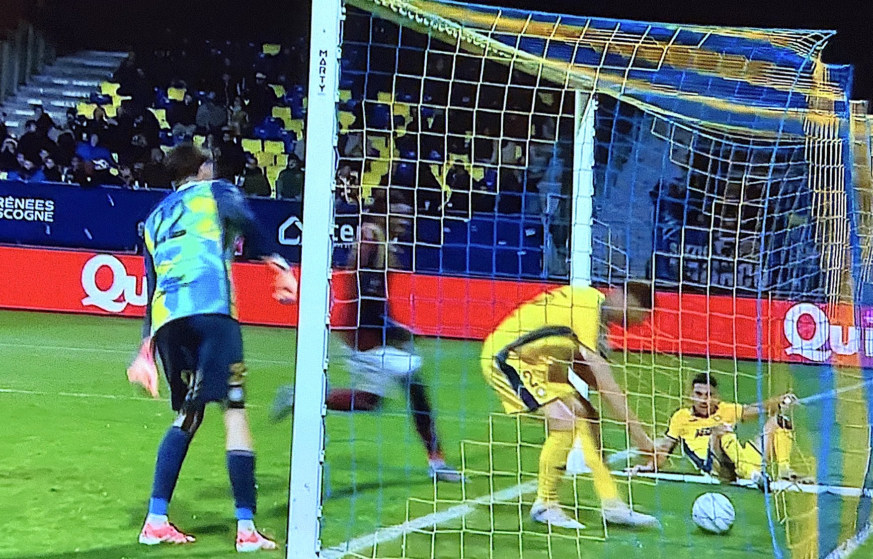 Le ballon de l'égalisation…