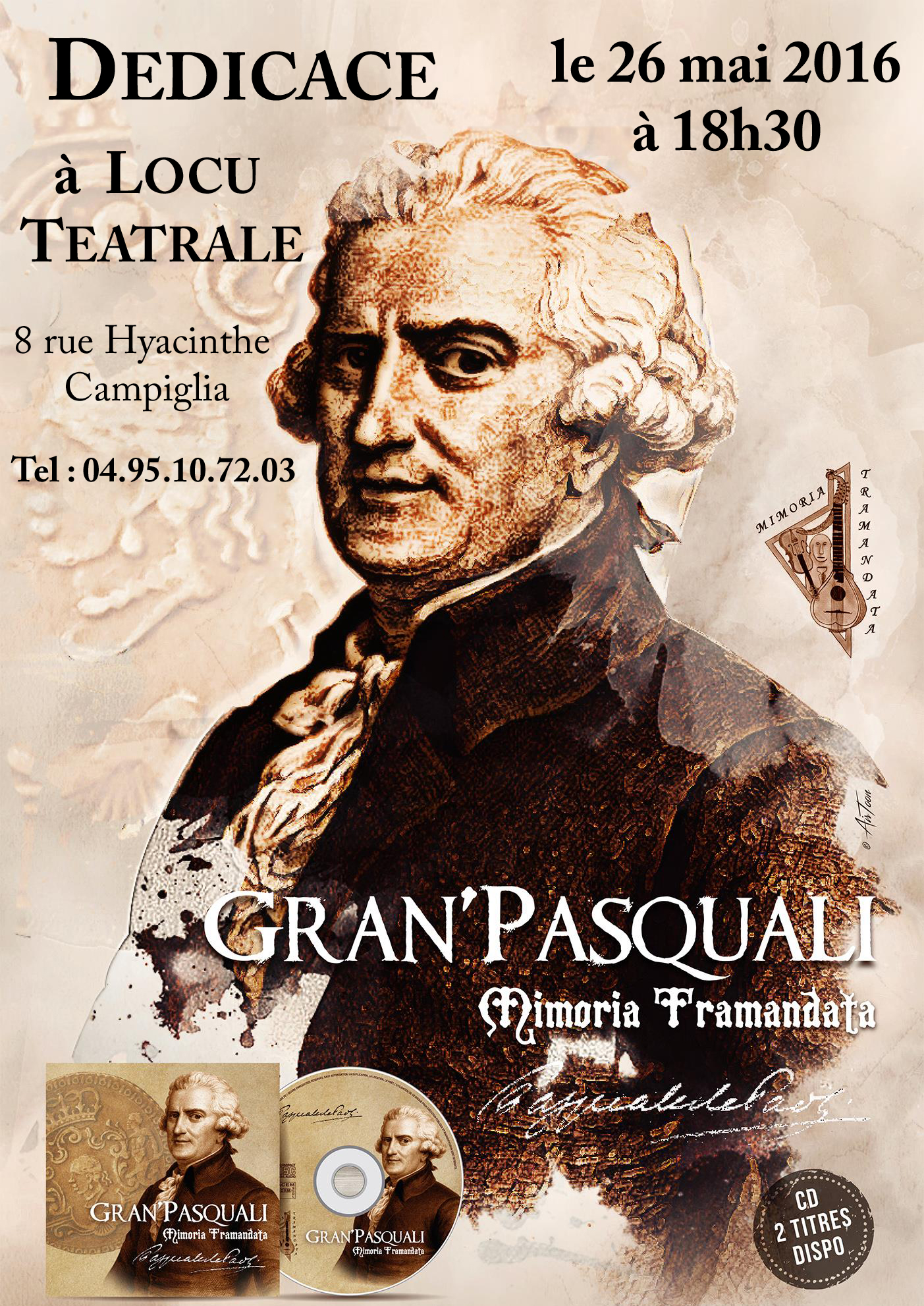 Mimoria Tramandata « Gran’Pasquali » à Locu Teatrale