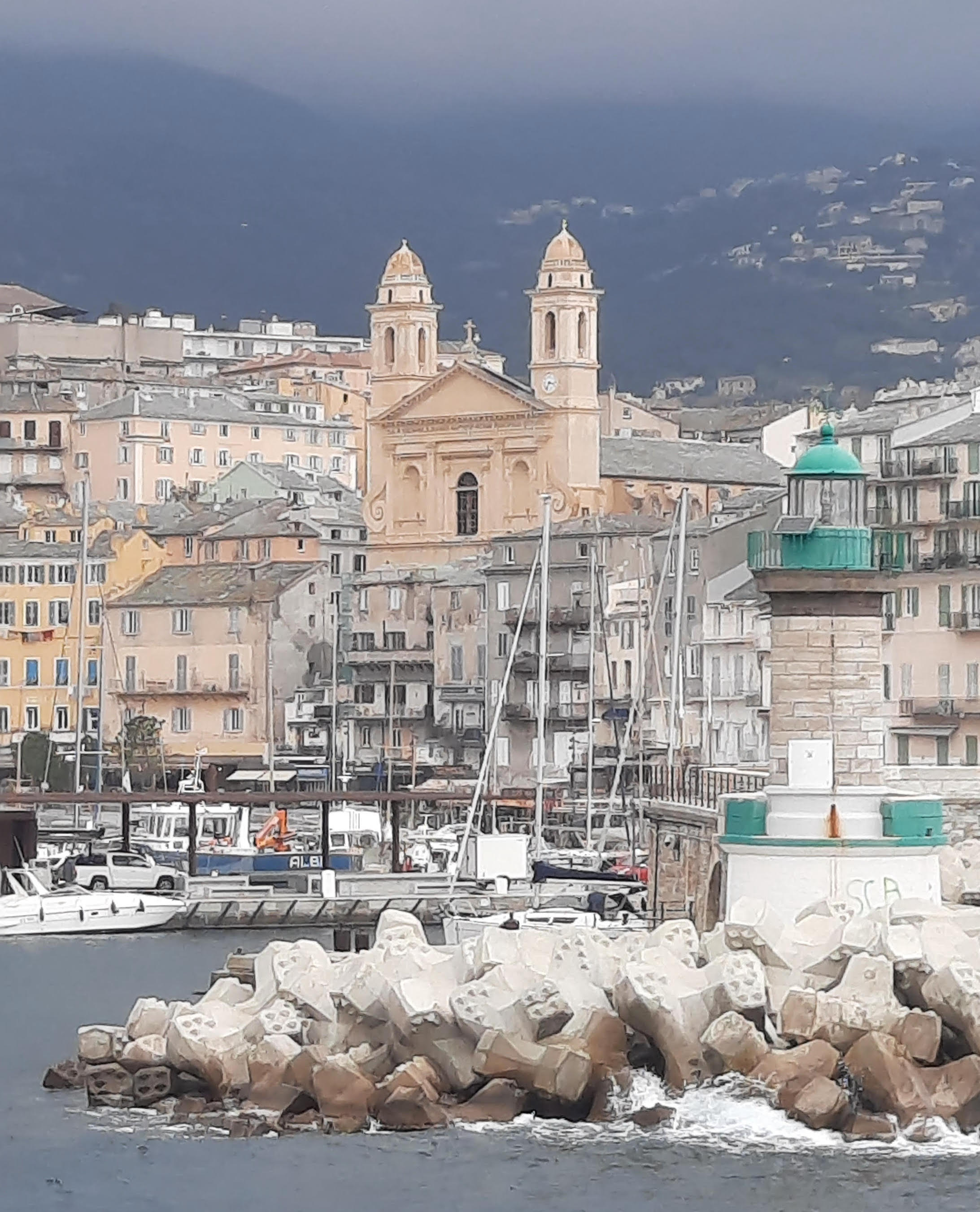 A màghjina - U Vechju Portu di Bastia sempre luminosu