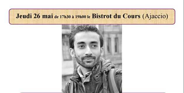 Le journaliste et poète syrien, Omar Youssef Souleimane au Bistrot du Cours