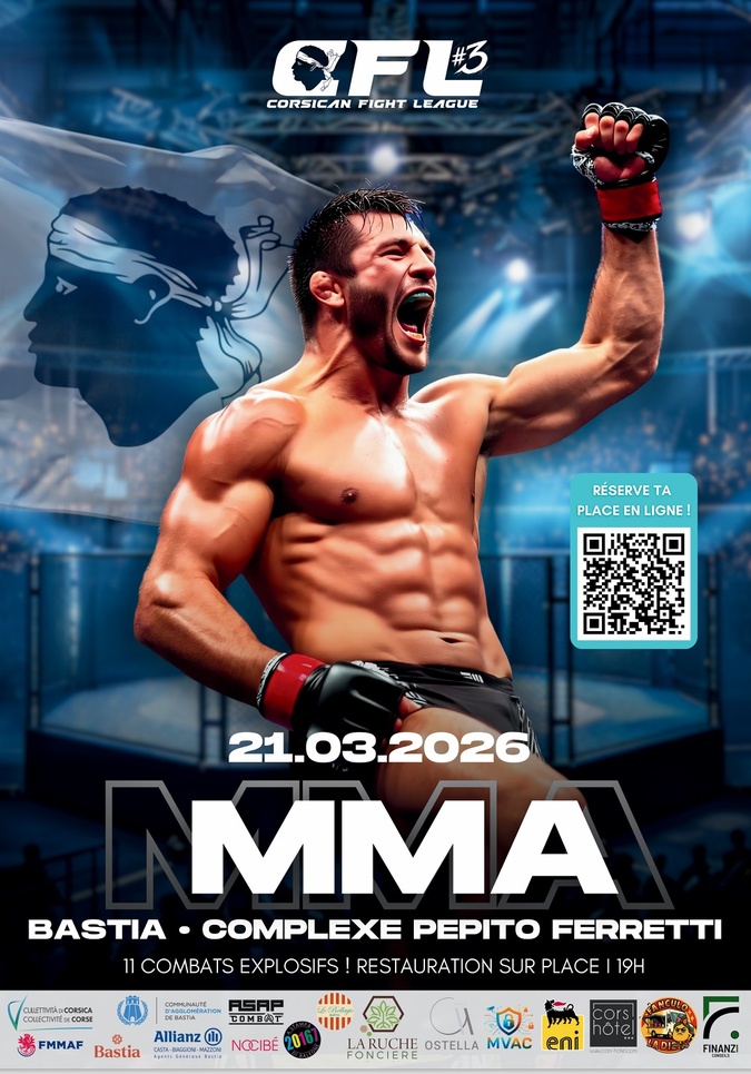  Sports pieds/poings : 3ème édition du Corsican Fight League de Bastia