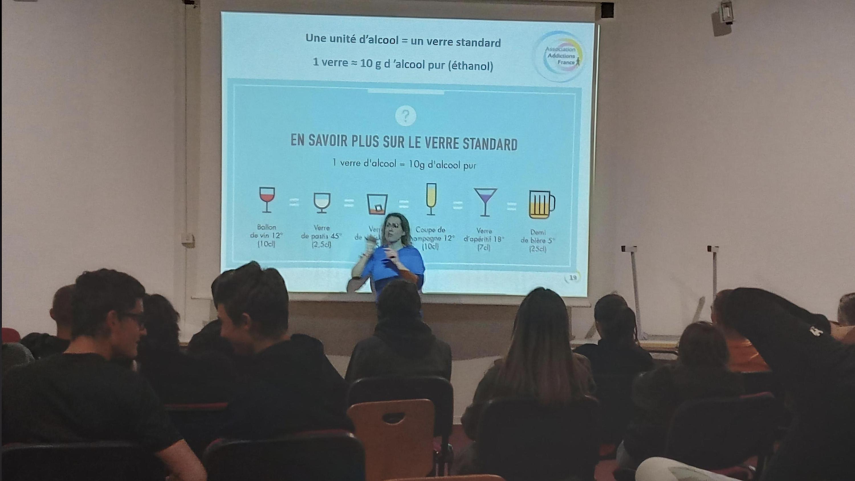 Addictions : une action de prévention menée auprès des jeunes du lycée agricole de Borgo