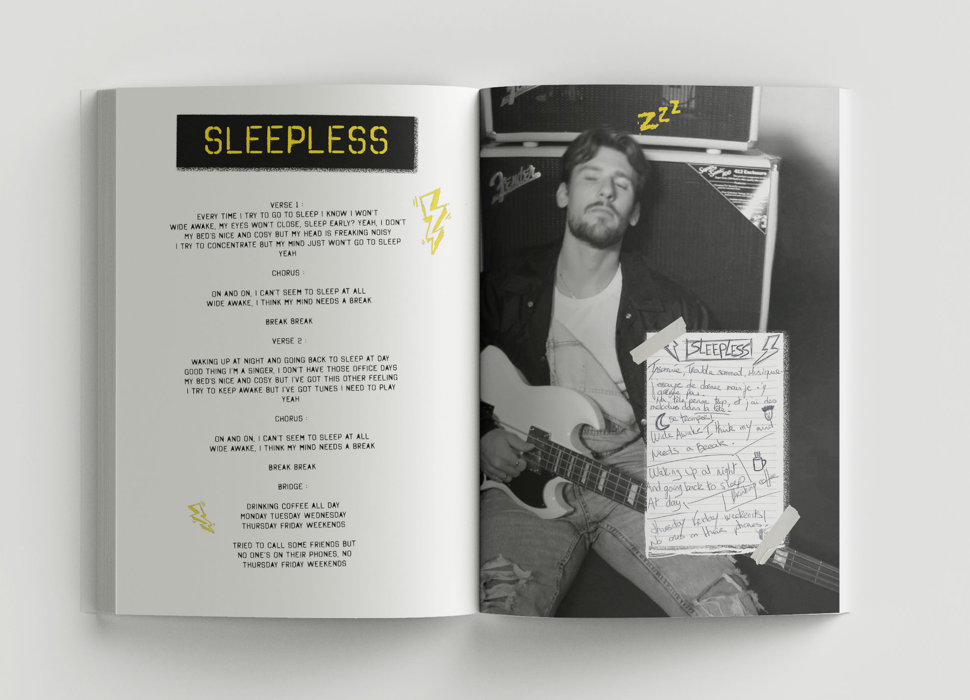 Un livre-Album où le jeune bastiais se livre