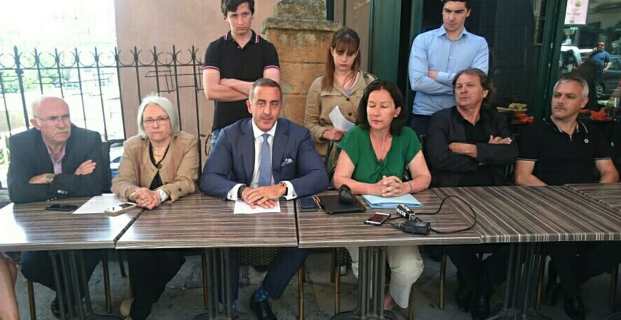 Le conseiller départemental, Marcel Francisci, entouré de ses pairs des Conseils départementaux de Haute-Corse et de Corse du Sud.