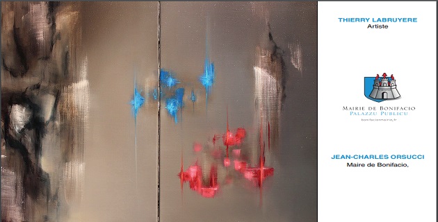 Vernissage de l'exposition de l'artiste Thierry Labruyère à l'espace Saint Jacques à Bonifaccio