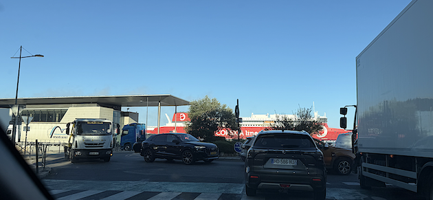 Pendant ce temps à Bastia il était difficile de circuler dans le secteur du port @cni