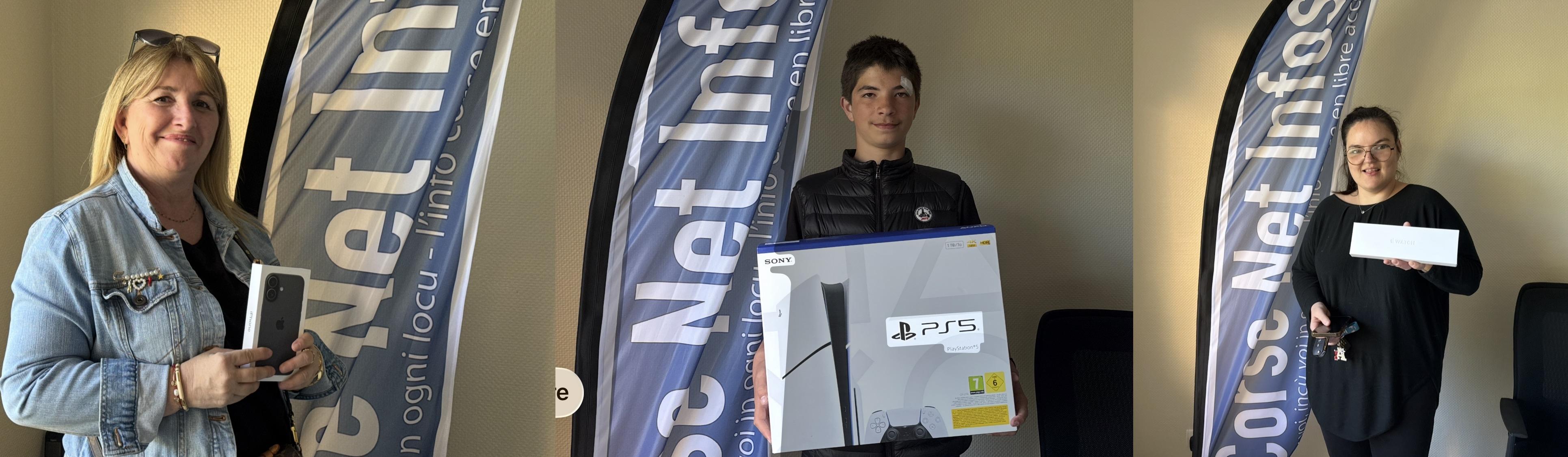 Corinna Caselli, Ghjuvan-Battistu Romani et Amandine Paoli