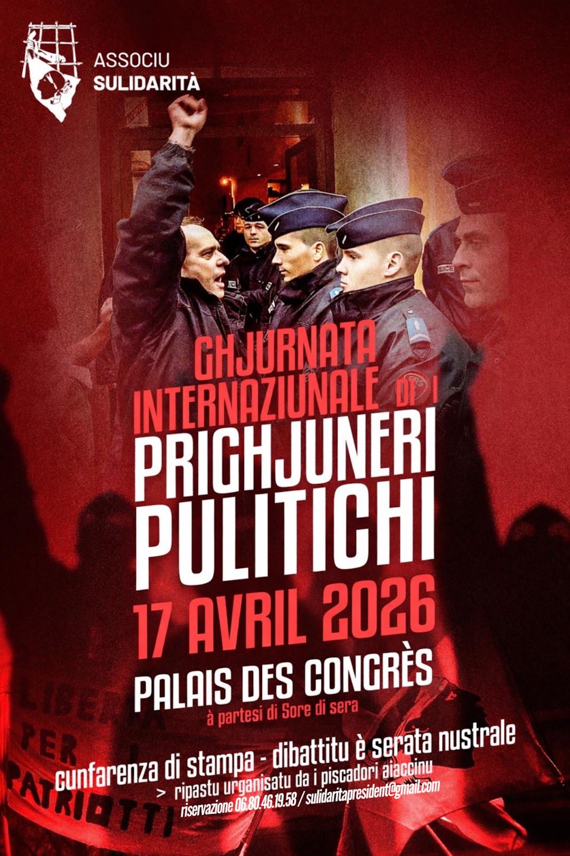 À Ajaccio, l'Associu Sulidarità organise une journée pour briser le silence autour des prisonniers politiques