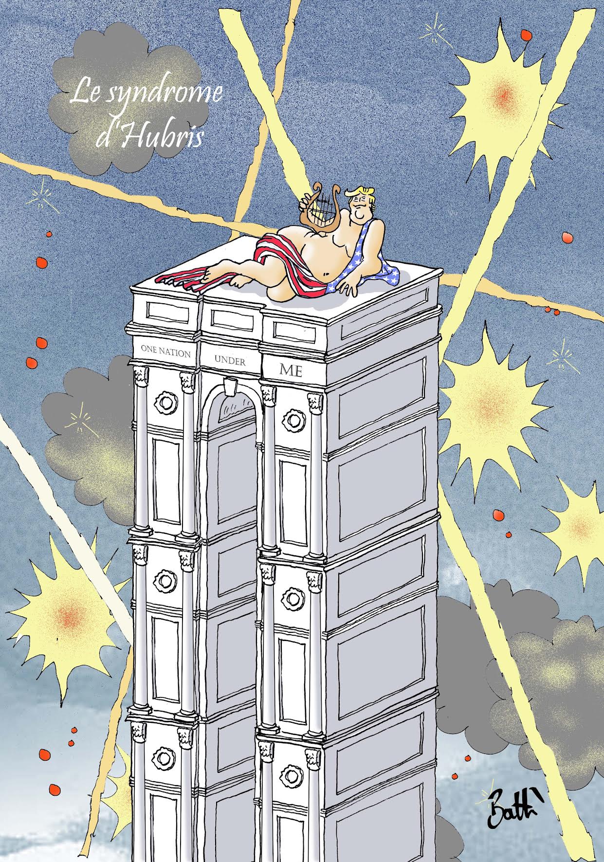 Le dessin de Battì : le syndrome d'Hubris