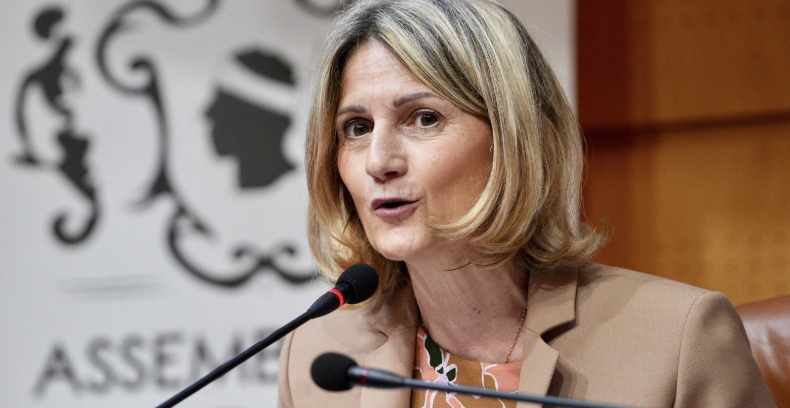 Nanette Maupertuis, présidente de l’Assemblée de Corse. Photo Paule Santoni.