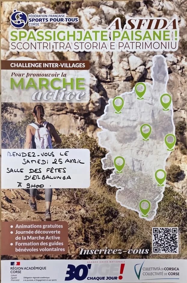 Brando : Une sensibilisation à la marche active à Erbalunga