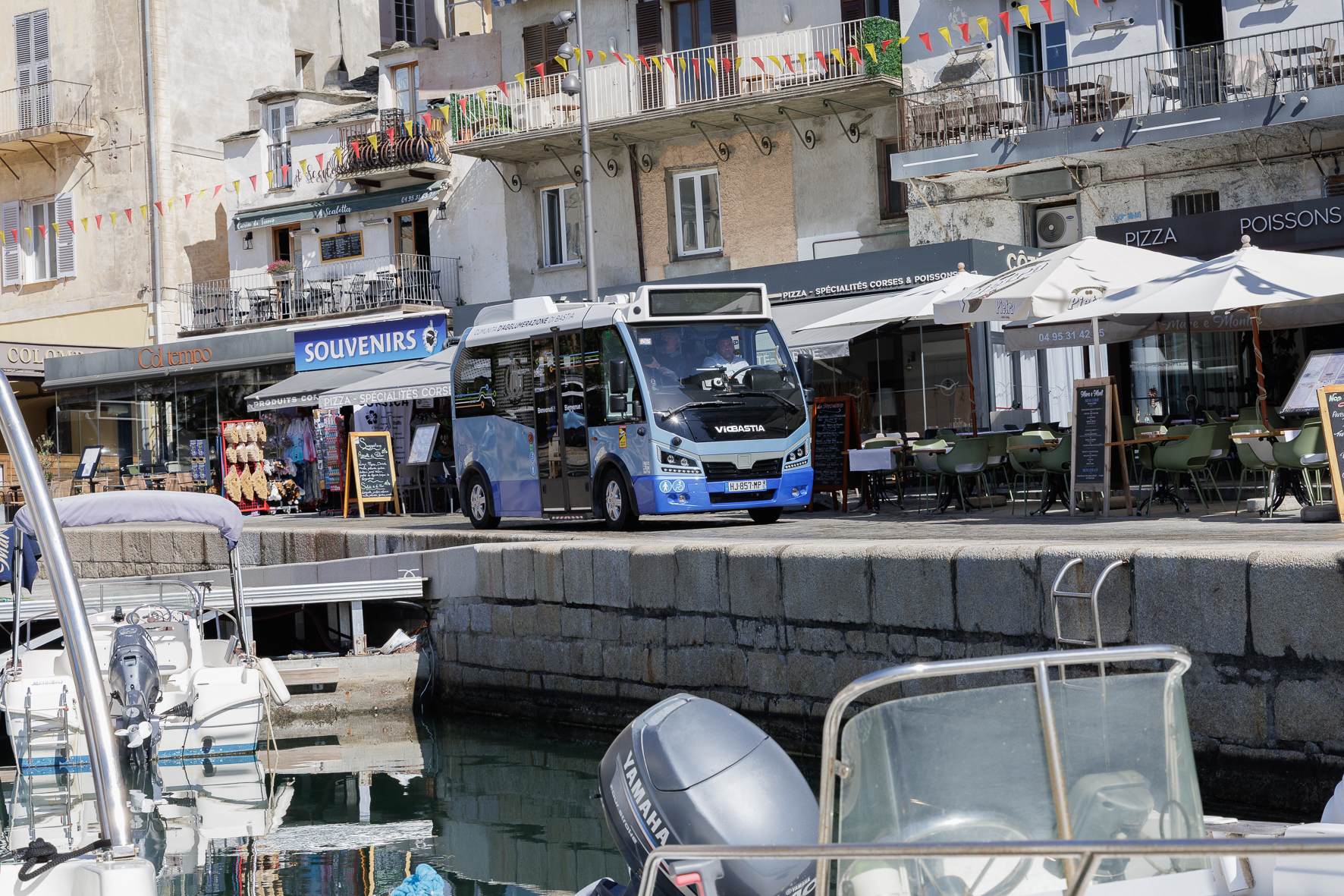 Bastia - La CAB inaugure deux nouveaux bus 100 % électriques