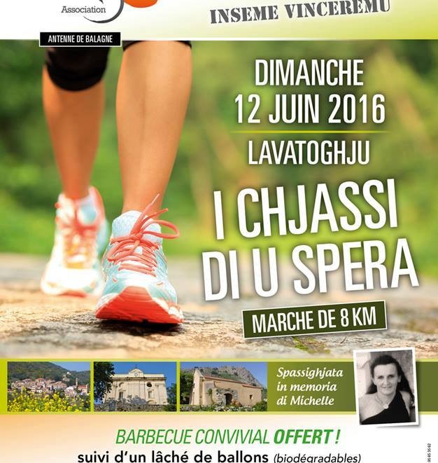 I chjassi di u spera avec la Marie-Do à Lavatoghju le 12 juin