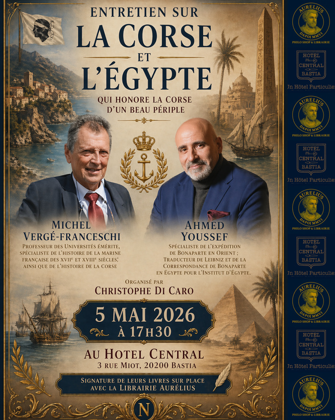 La Corse et l'Égypte : Thème des « Entretiens d'Aurélius » à Bastia