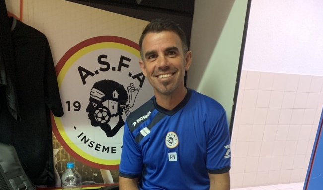 Patrick Videira alors entraîneur de l'AS Furiani-Agliani