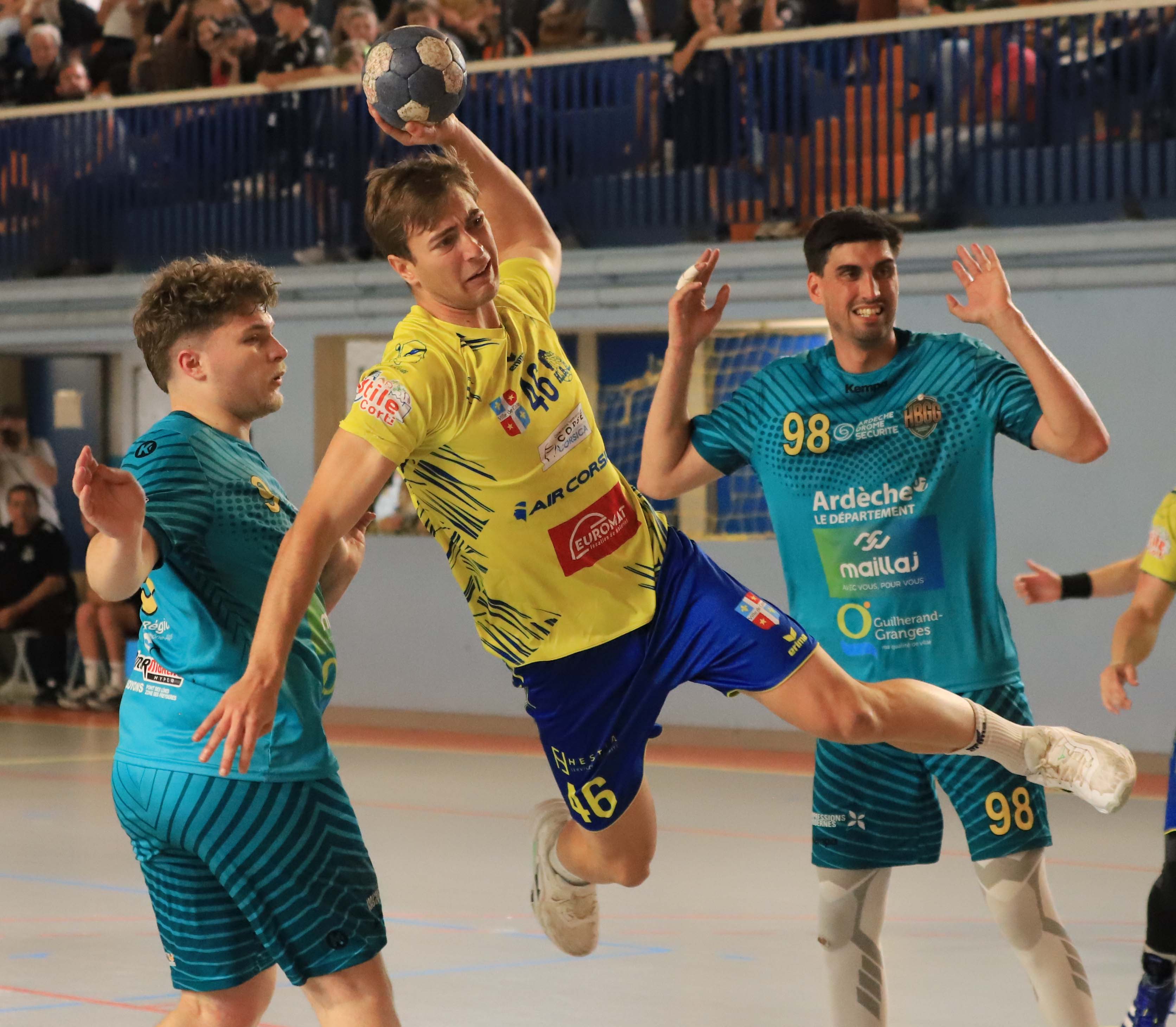 Handball N2 - Corte-Ile-Rousse renverse Guilherand-Granges (30-28)