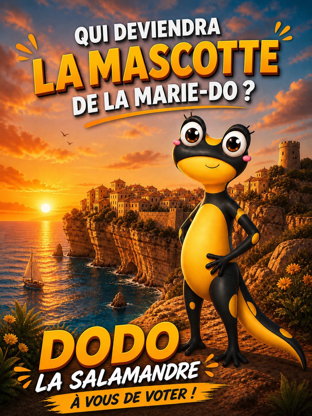 Pour voter pour Dodo, la mascotte imaginée par le collège de Cervioni, envoyez MASCOTTE5 au 92030 (2 € + prix d'un SMS)