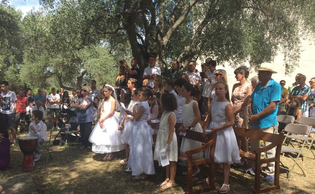 Première communion pour les enfants de la paroisse de Calenzana