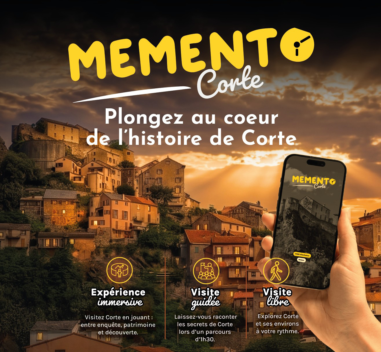 Corte - Une application immersive gratuite pour découvrir la ville et son histoire