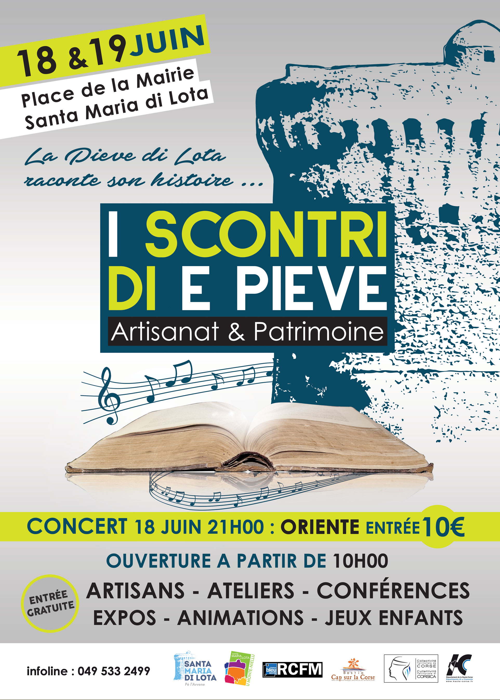 La Pieve di Lota raconte son histoire les 18 et 19 Juin