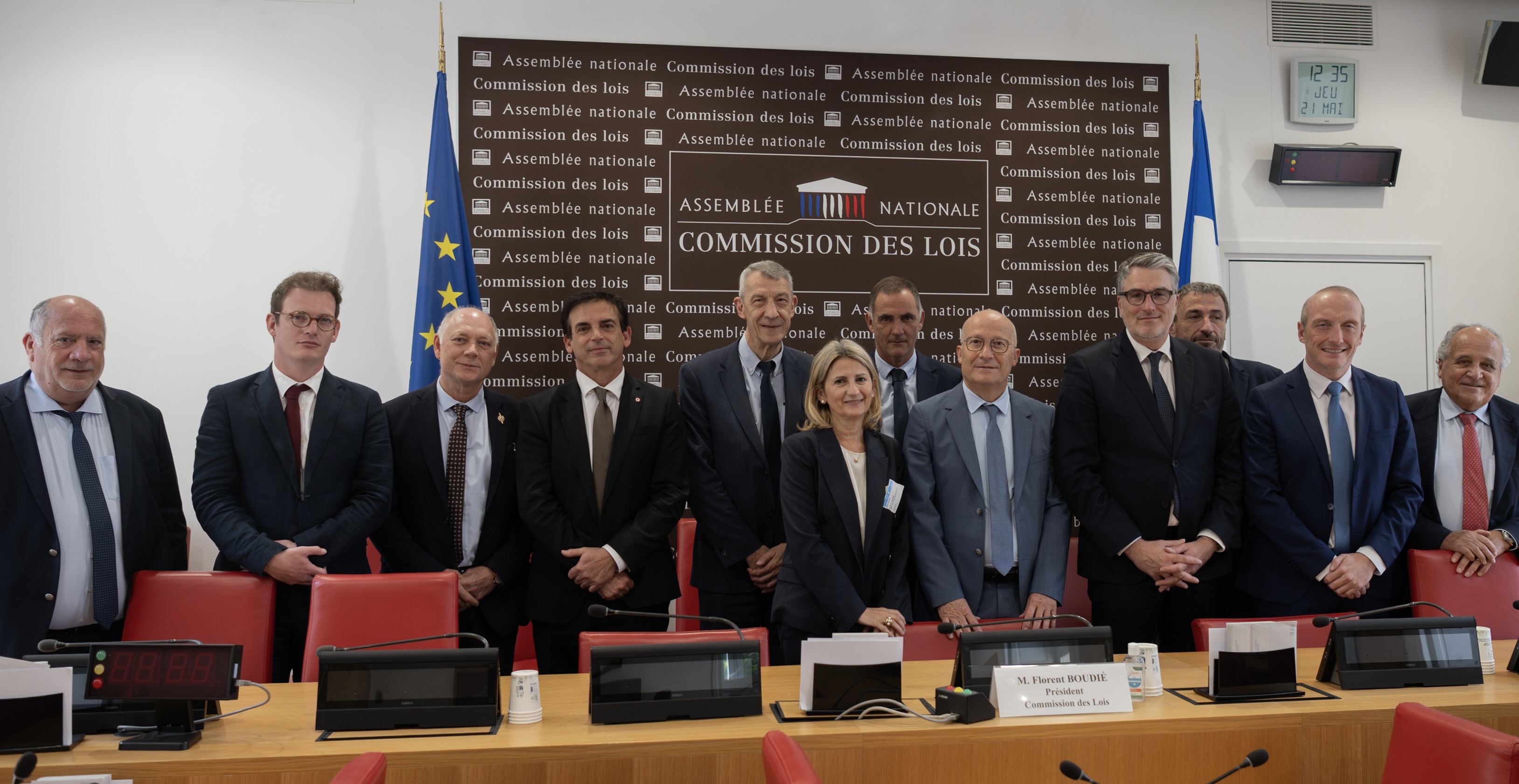 L'audition à la Commission des lois en présence des parlementaires corses. crédit photo «&nbsp;Collectivité de Corse&nbsp;»