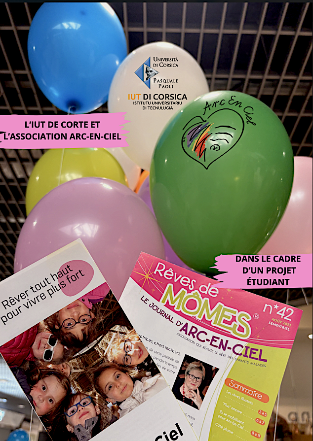 Des étudiantes de l’IUT de Corte mobilisées pour l’association Arc En Ciel