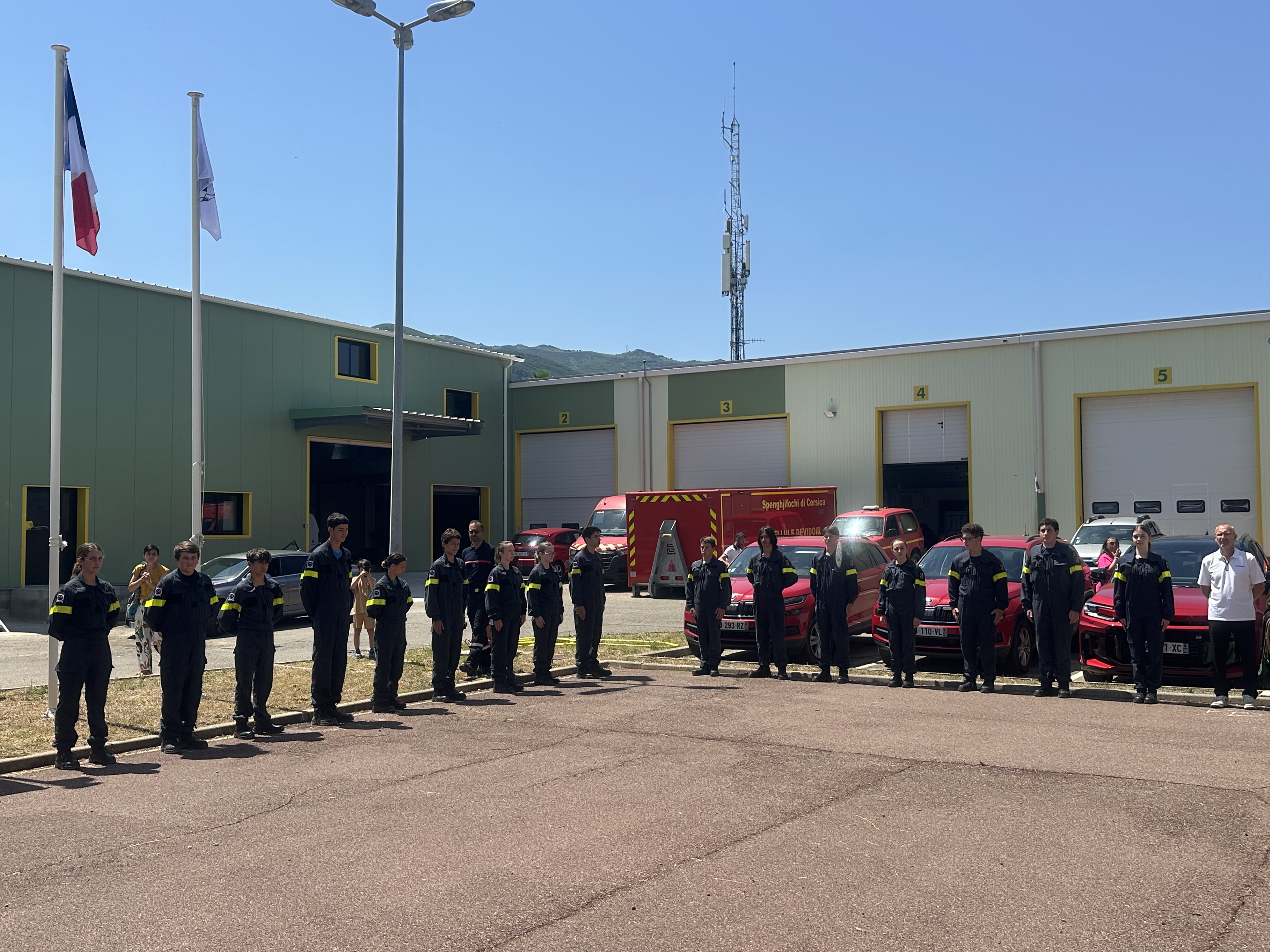 À Furiani, les cadets de la sécurité civile reçoivent leurs diplômes