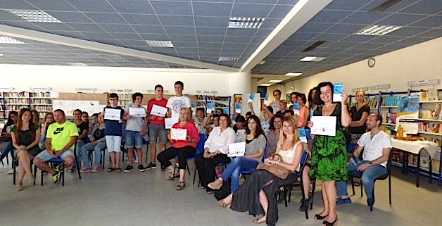 Elèves et équipe pédagogique de l'établissement étaient présents en nombre pour recevoir le label.