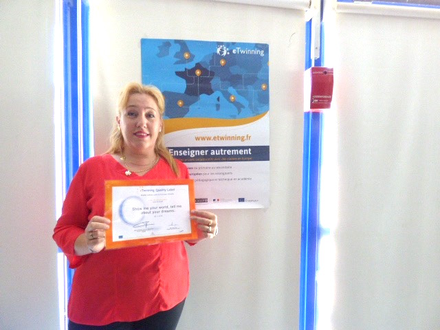 Brigitte Collomb l'une des ambassadrices du eTwinning en Corse