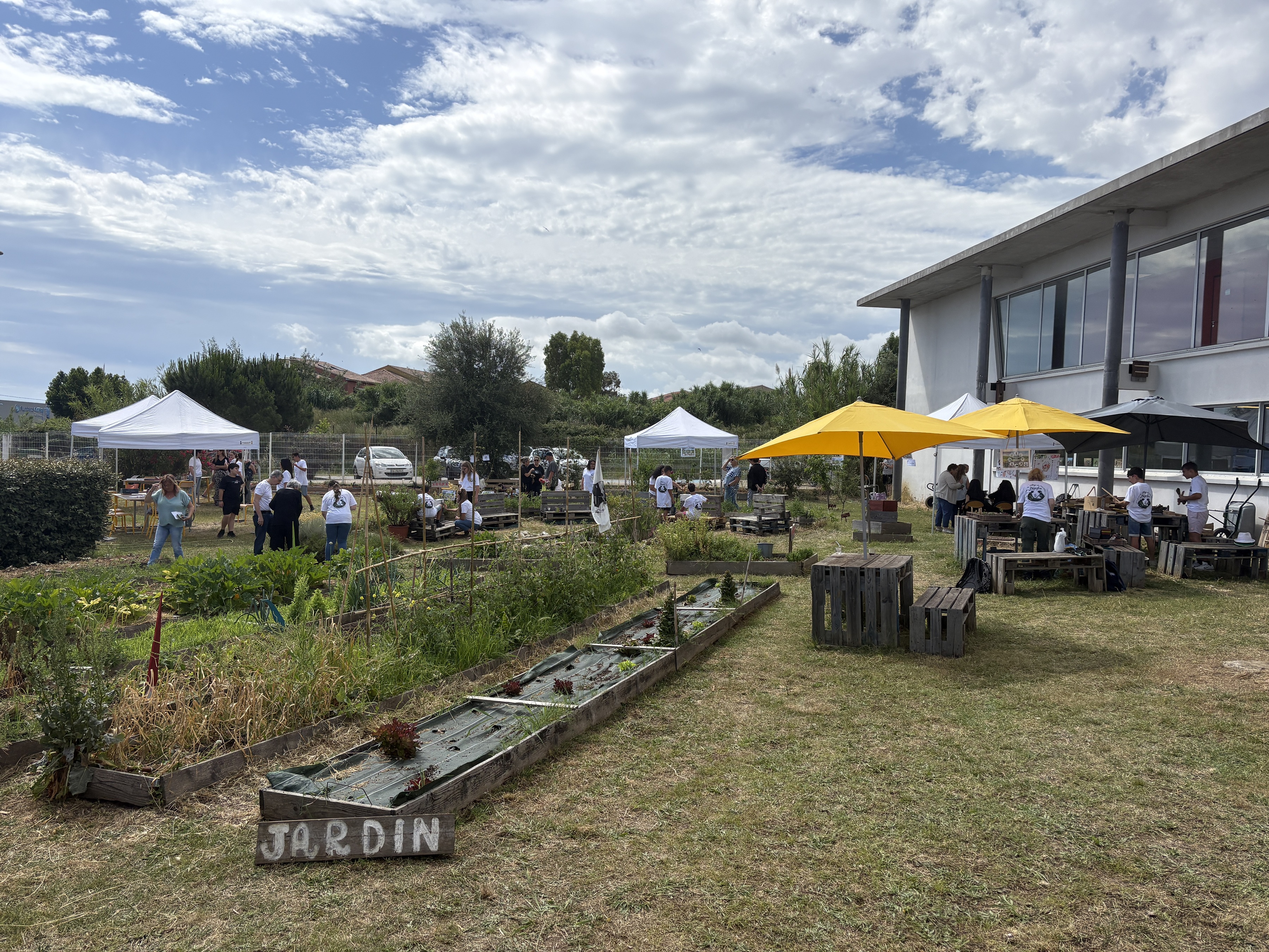23e édition des « Rendez-vous au jardin » : Portes ouvertes au jardin pédagogique du collège Campo Vallone de Biguglia.