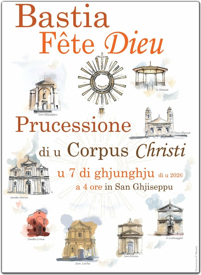 Bastia : La Fête Dieu célébrée à Bastia